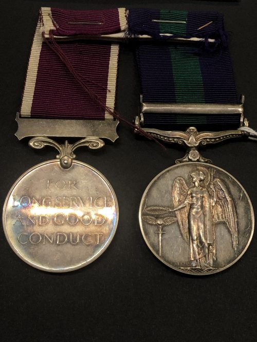 , General Service Medal Malaya & Long Service Medal , GSM Long Service 4 scaled, Bygones Shop