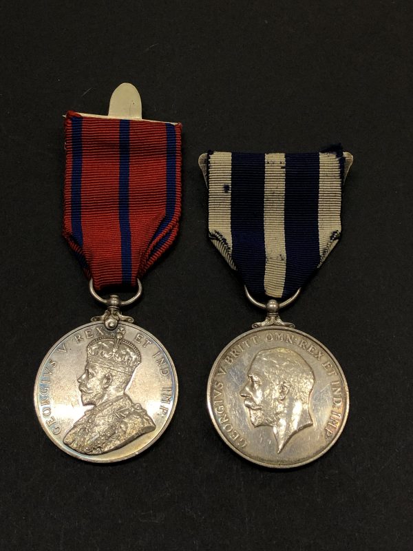 , 1911 Coronation and Police King's Medal Pair , Police Kings Medal Pair scaled, Bygones Shop
