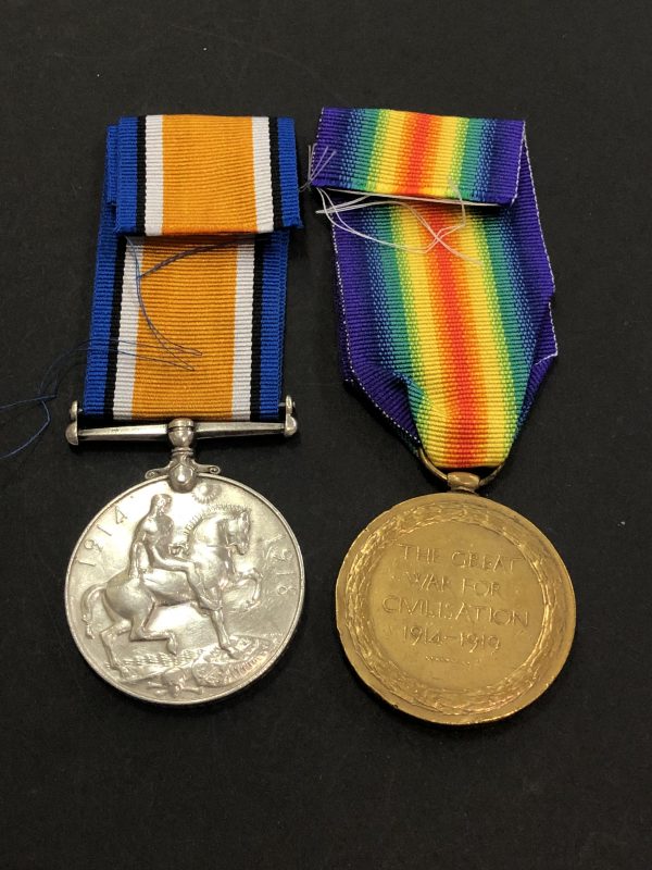 , Royal Marine Labour Corps WWI Pair , WWI Pair Schofield 2 scaled, Bygones Shop