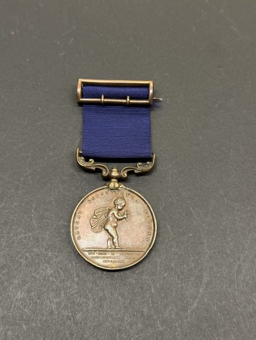 , Royal Human Society Medal (small bronze successful) , Royal Humane Society Neil scaled, Bygones Shop