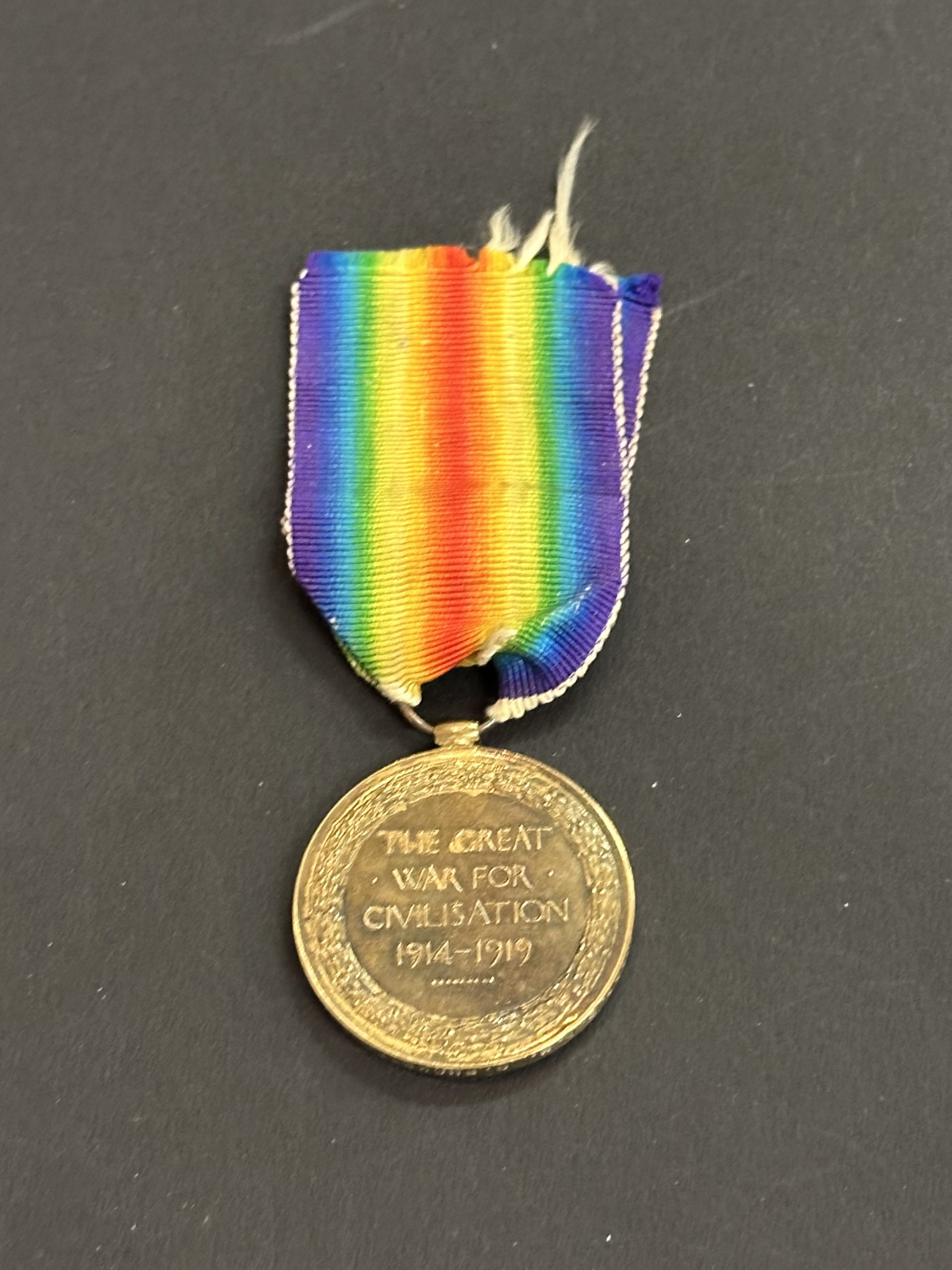 WWI Victory Medal Puckett 2 , WWI Victory Medal , WWI Victory Medal Puckett 2 scaled, Bygones Shop