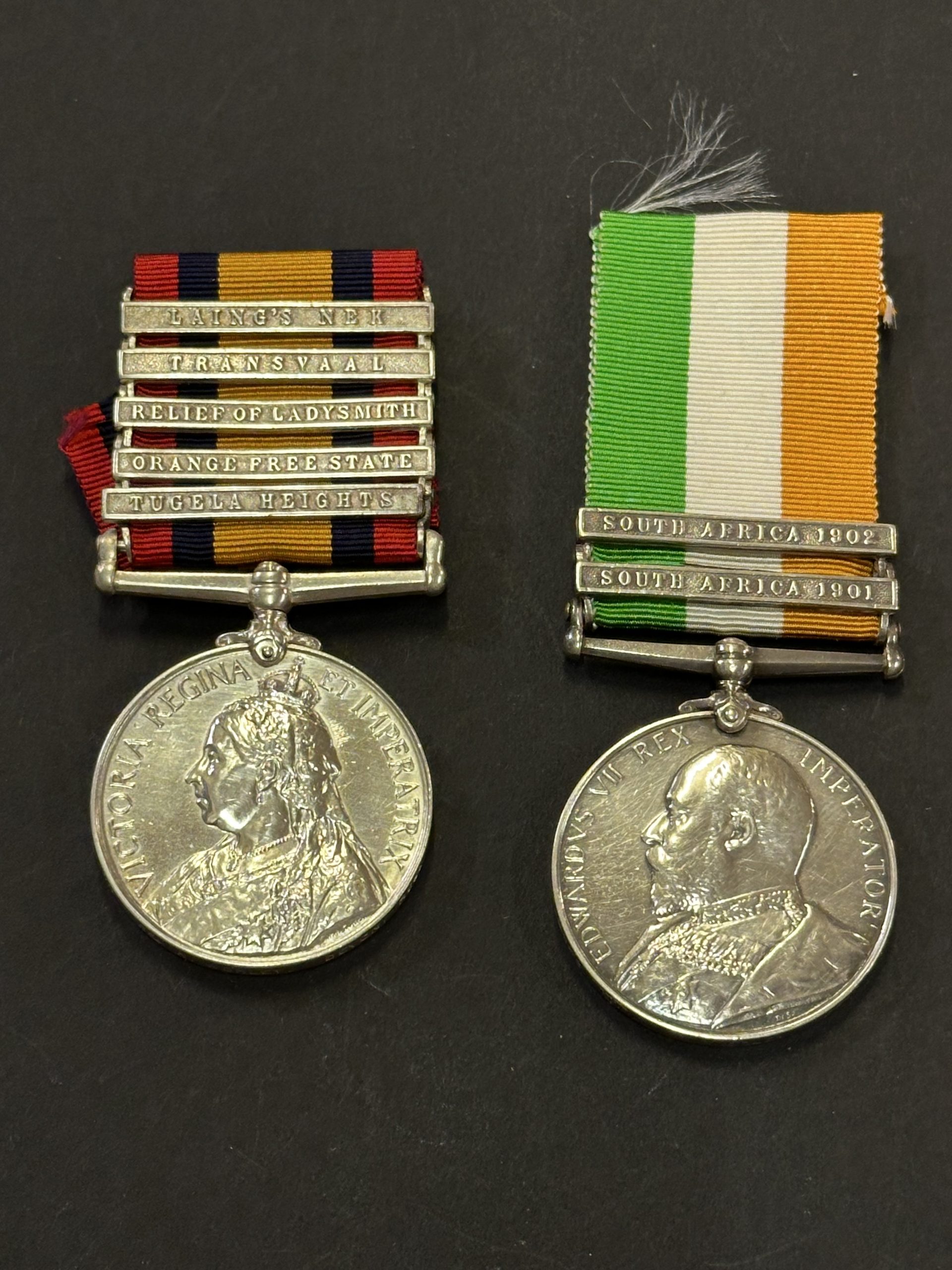 Queen's South Africa Pair- Devonshire Regt.