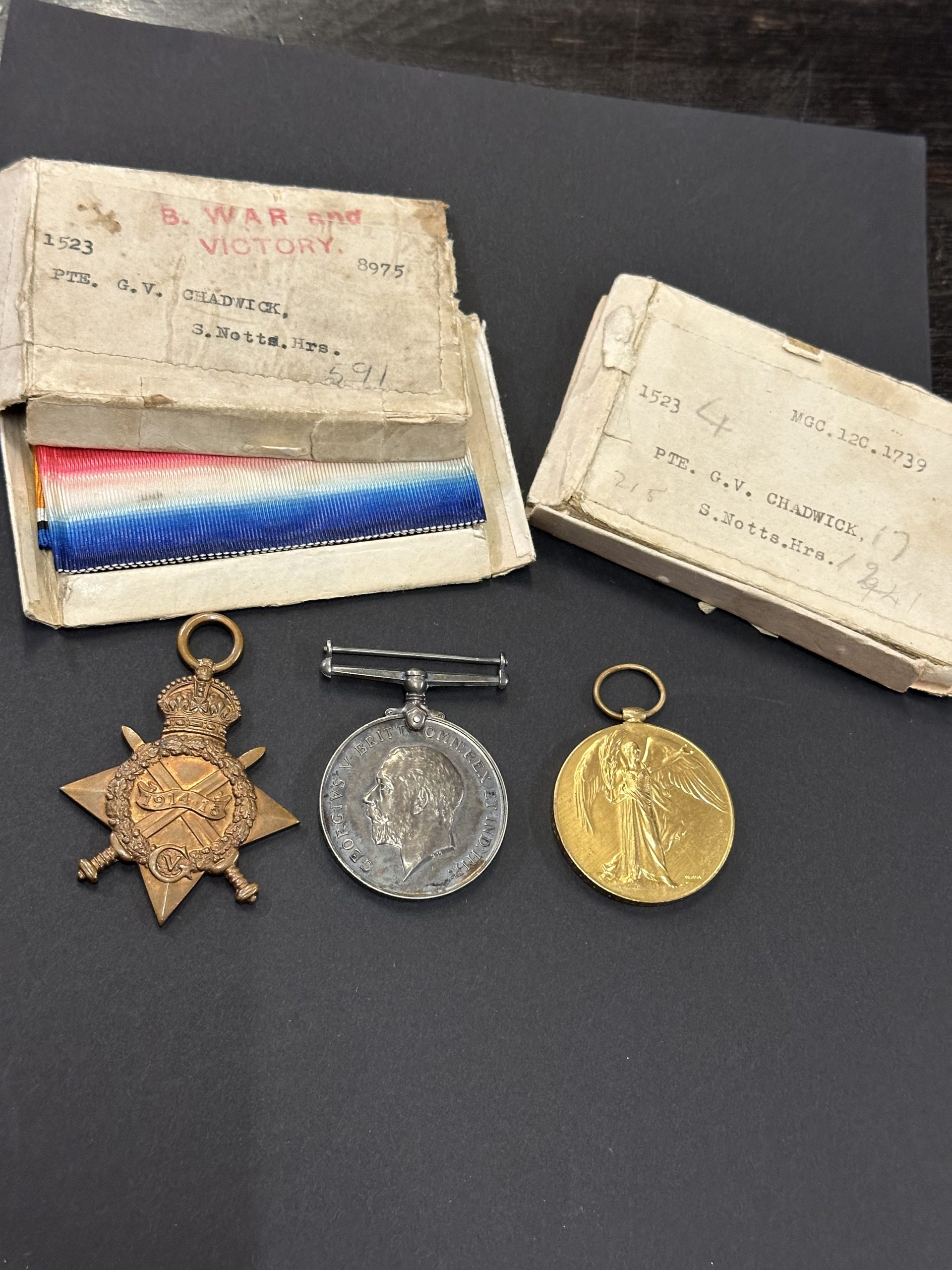 South Notts Hussars WWI Trio