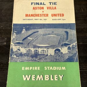 FA Cup Final Aston Villa V Manchester United 1957 Programme