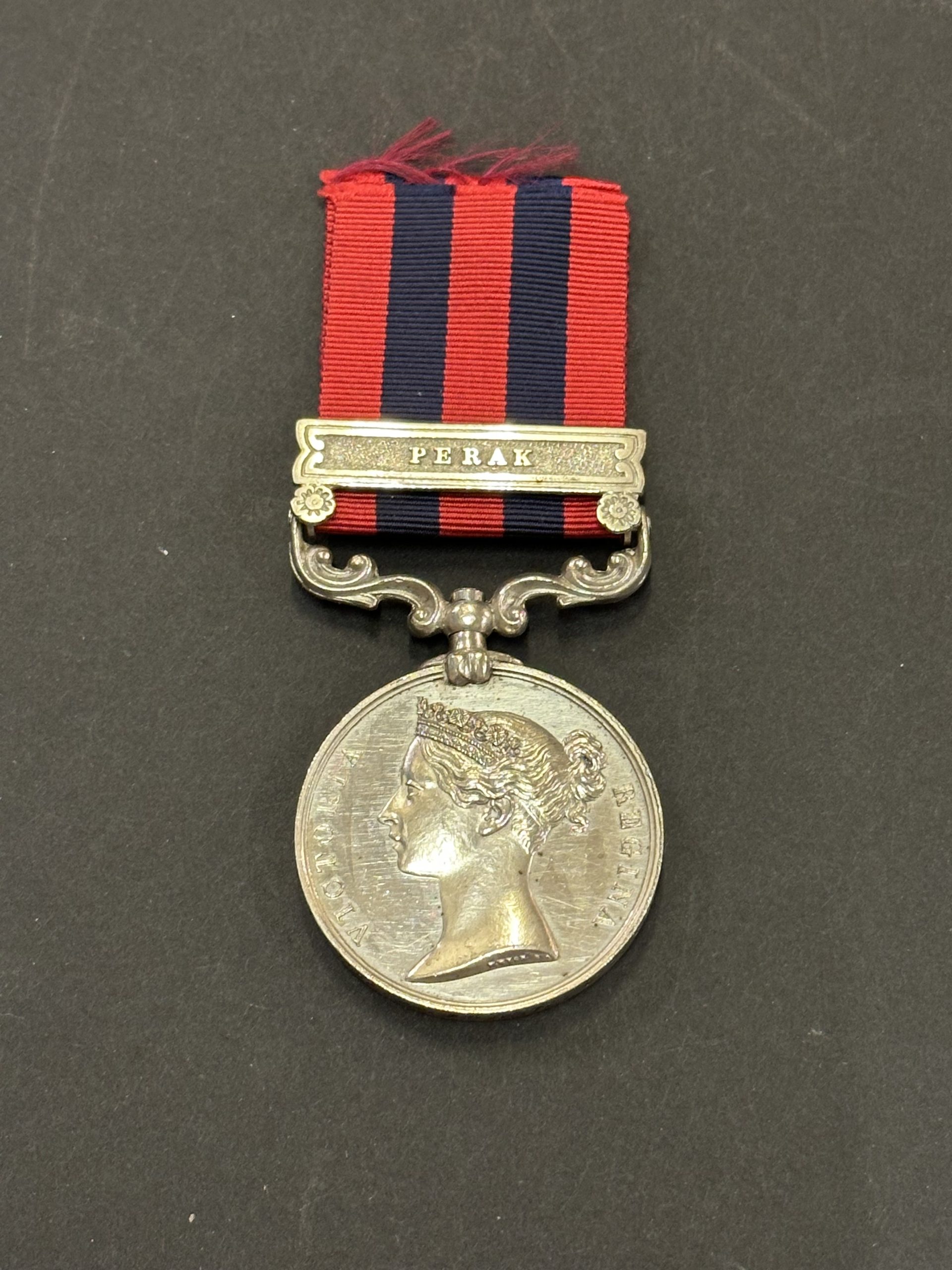 India General Service Medal 1854 Clasp Perak to a Royal Marine