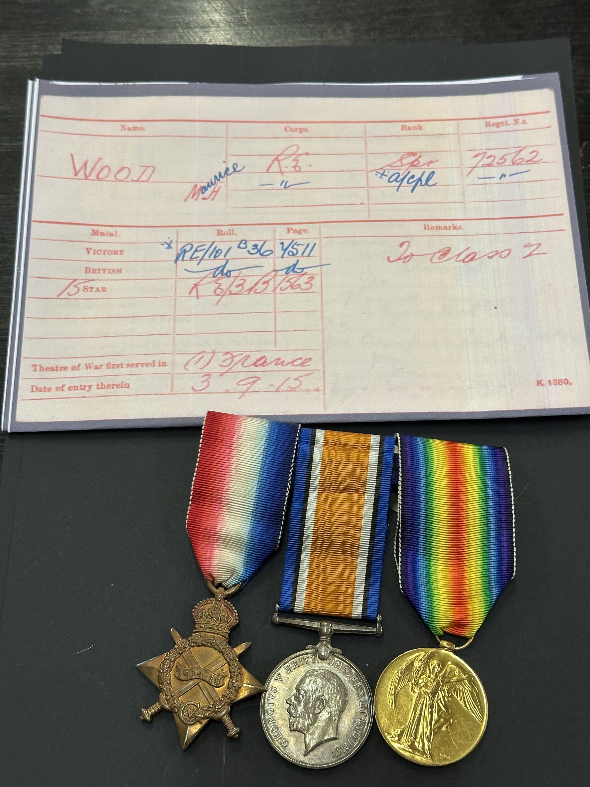 WWI Royal Engineers Trio