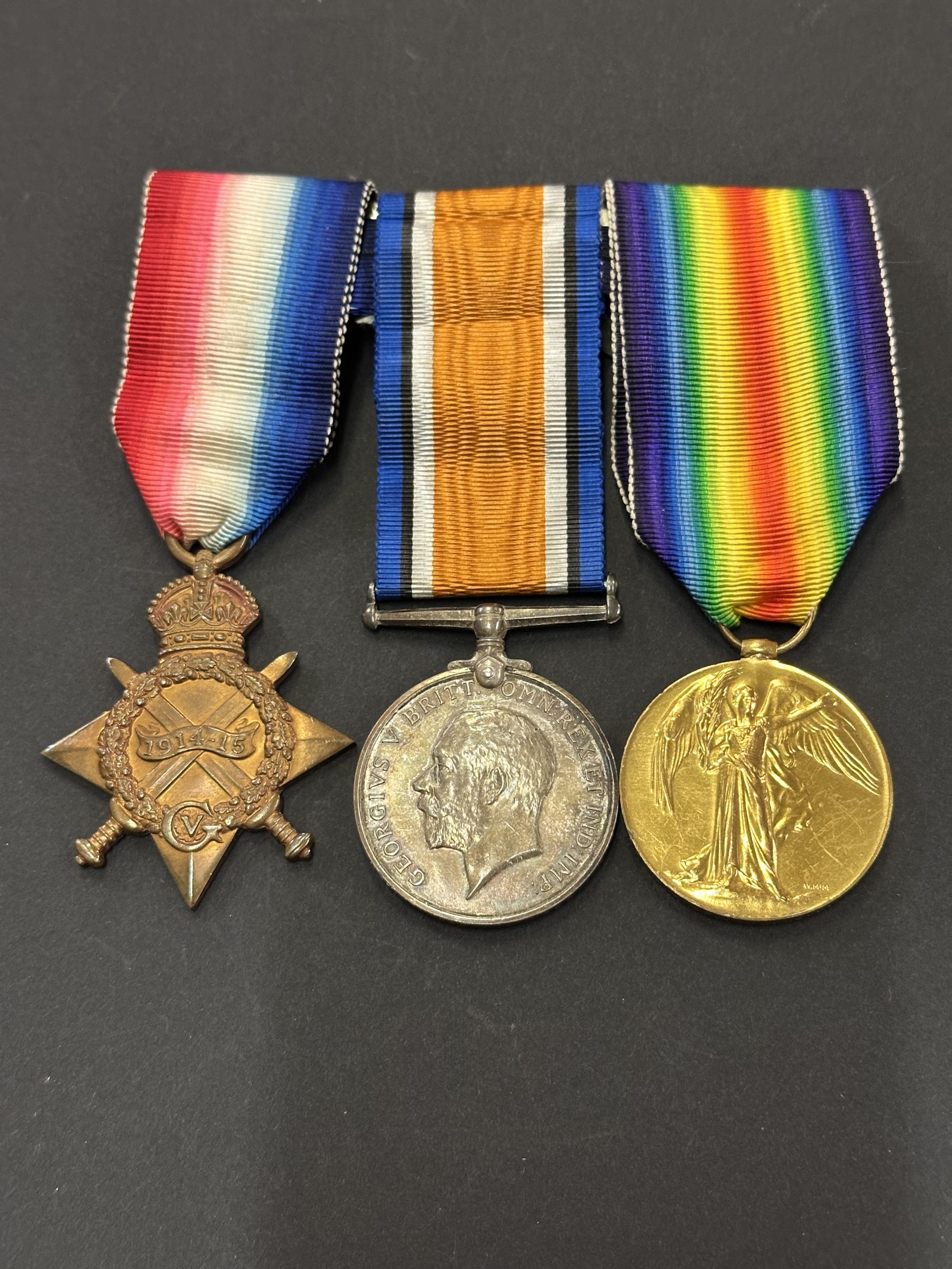 WWI Trio Wood 4 , WWI Royal Engineers Trio , WWI Trio Wood 4 1 scaled, Bygones Shop