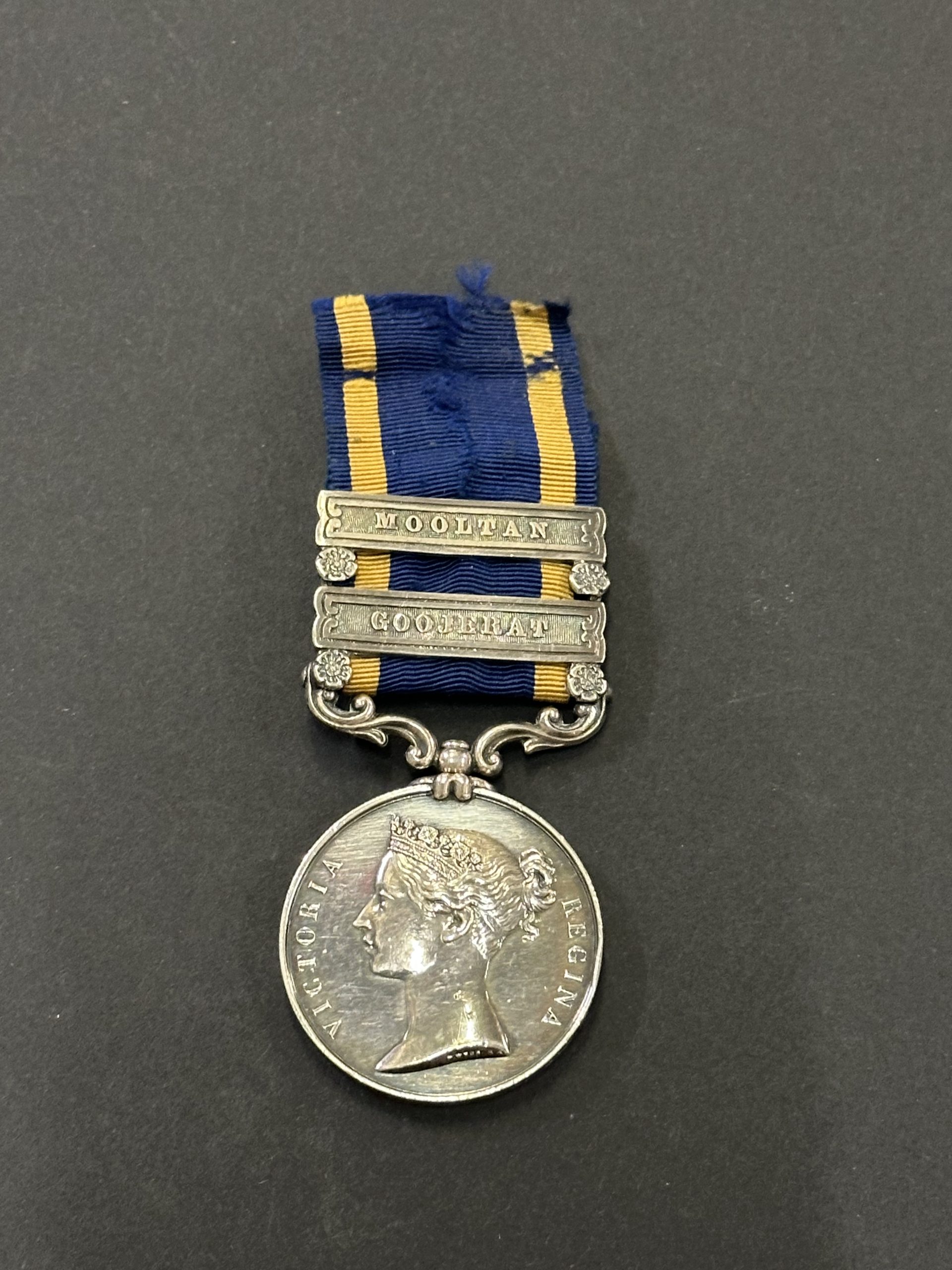 Punjab Medal 1848-49 2 Clasps Goojerat & Molltan