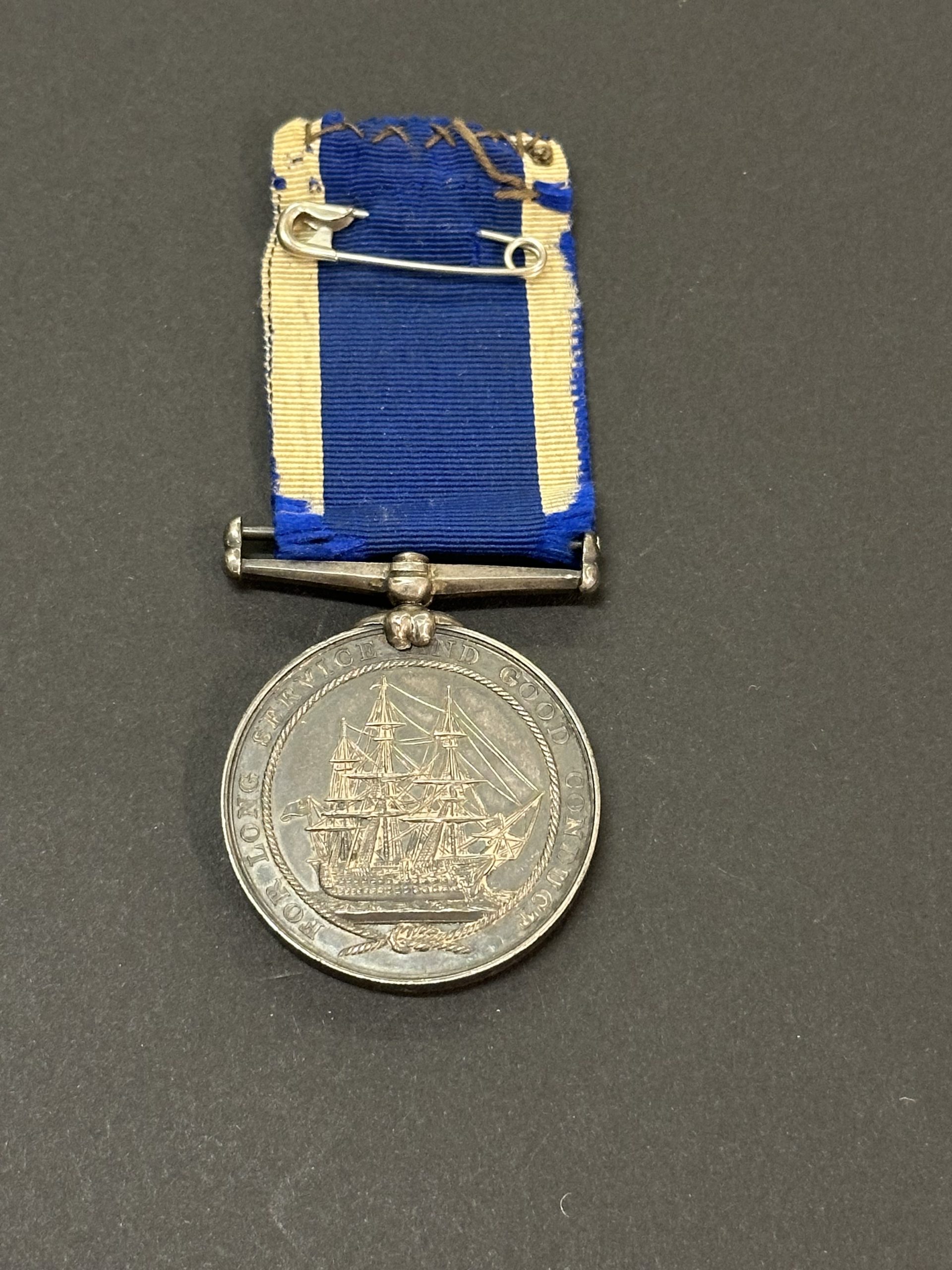 LSGC Davey 3 , Victorian Royal Navy Long Service & Good Conduct Medal to a Blacksmith , LSGC Davey 3 scaled, Bygones Shop