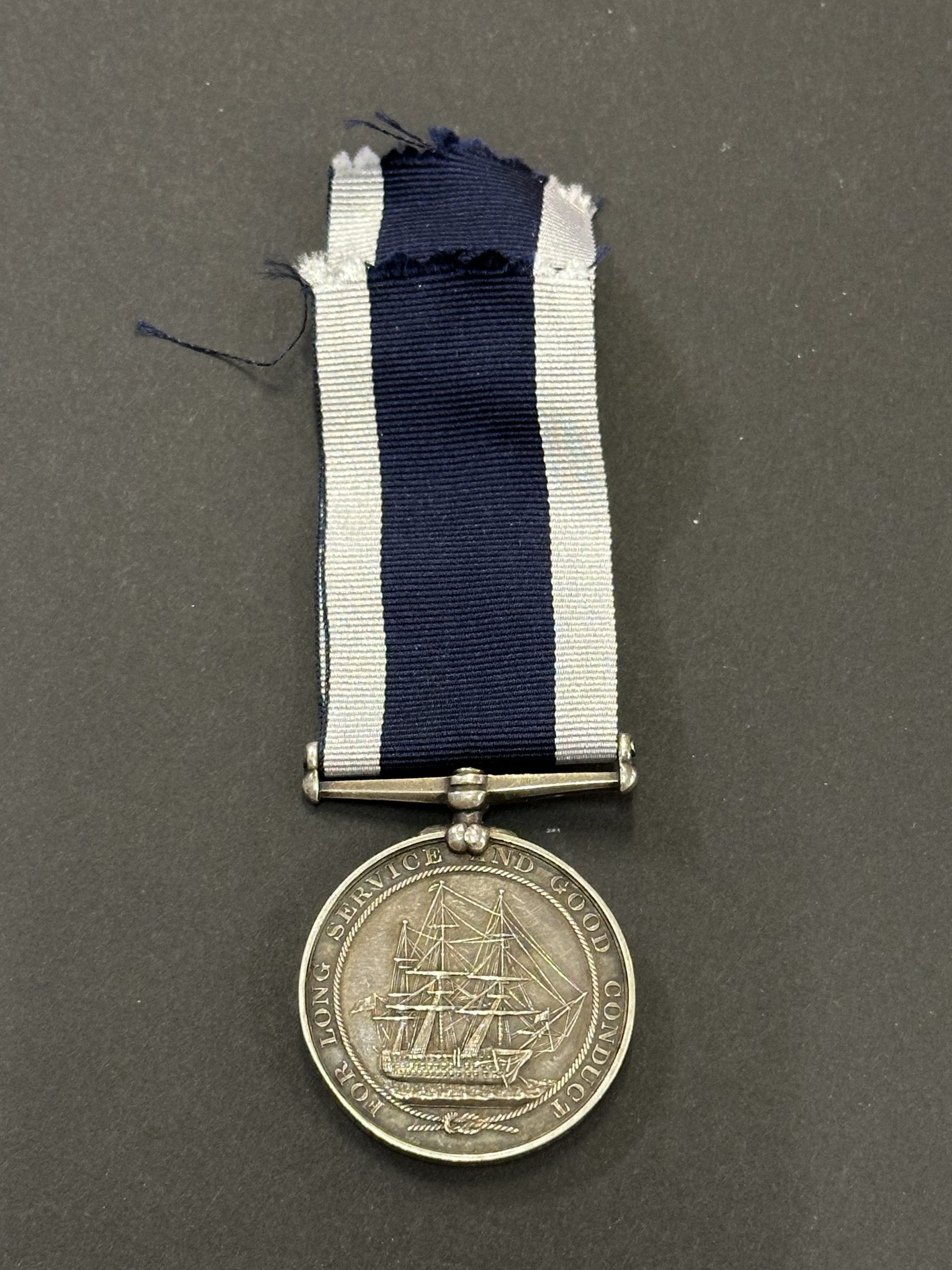 RN LSGC H. Moore 3 , Royal Navy Long Service & Good Conduct Medal Queen Victoria , RN LSGC H. Moore 3 scaled, Bygones Shop