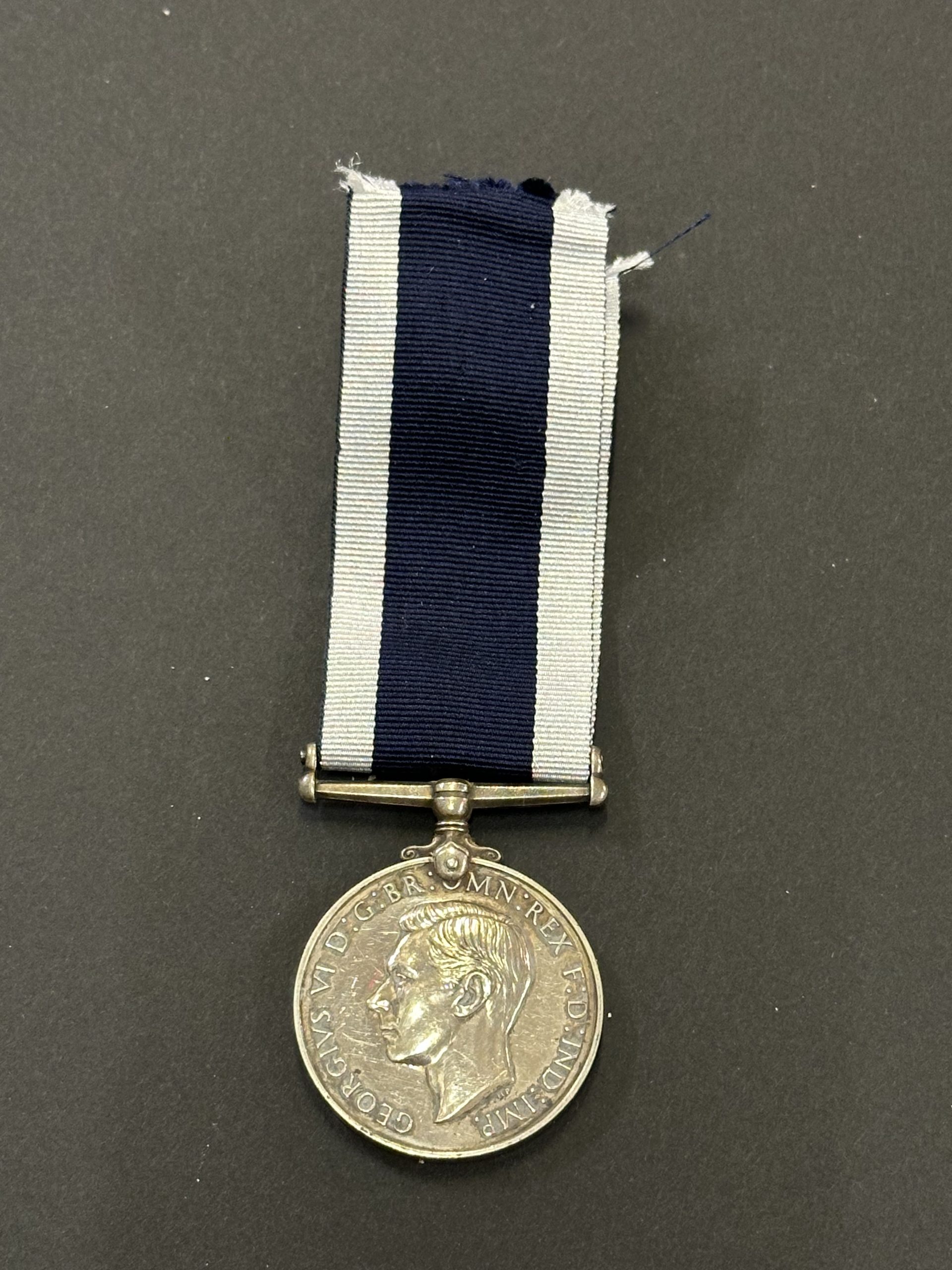 RN LSGC L.Moore 3 , Royal Navy Long Service & Good Conduct Medal George VI 1937-48 , RN LSGC L.Moore 3 scaled, Bygones Shop