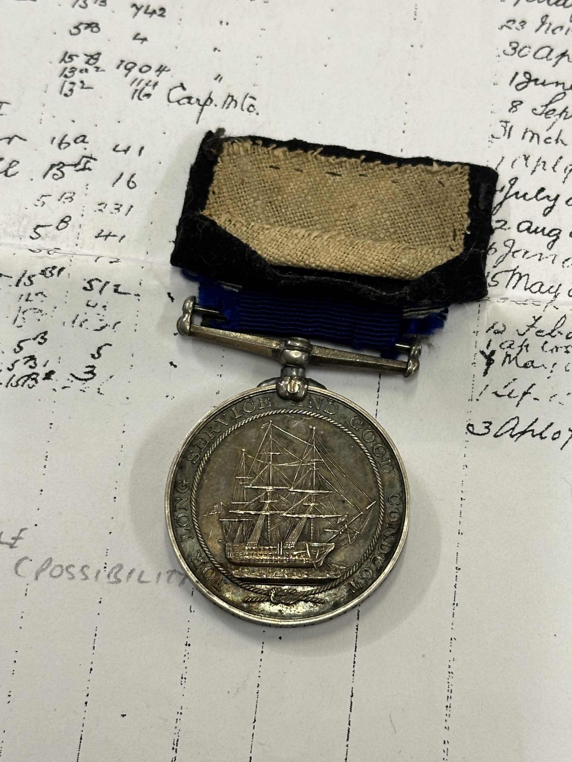 RN LSGC Medal Carp 3 , Royal Navy Long Service & Good Conduct Medal Queen Victoria , RN LSGC Medal Carp 3 scaled, Bygones Shop