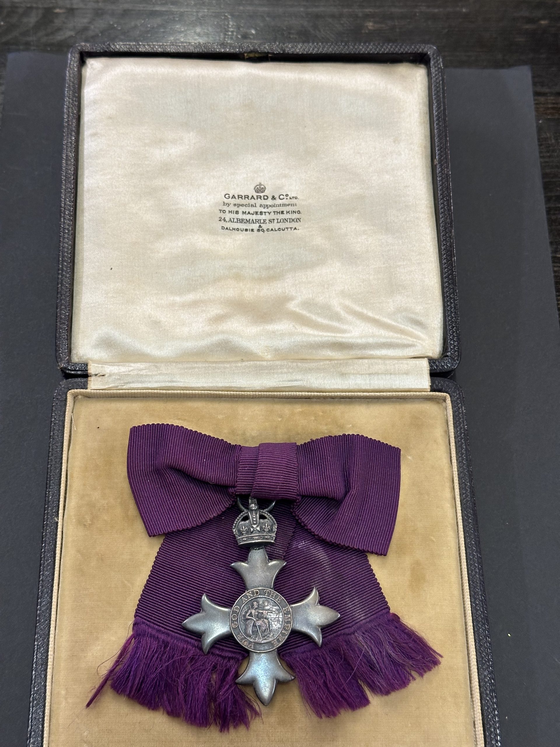 Attributed Lady's MBE for WWI