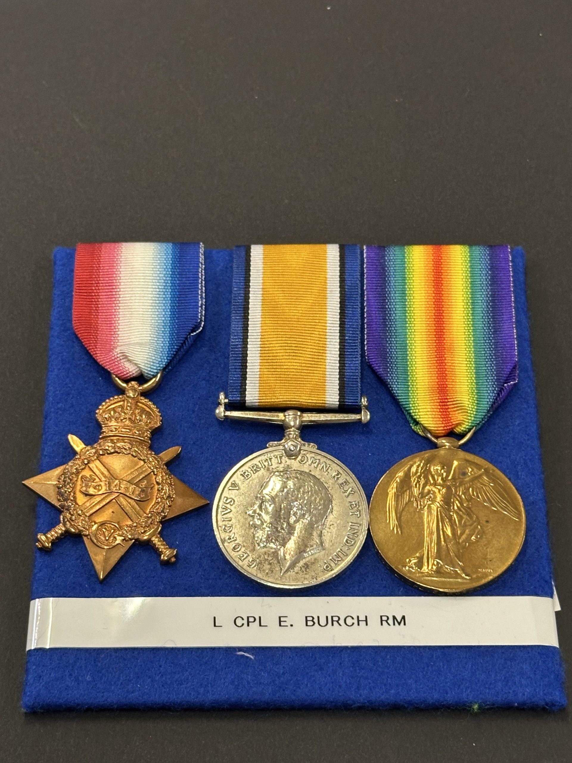 1914-15 Star Trio Royal Marine Light Infantry