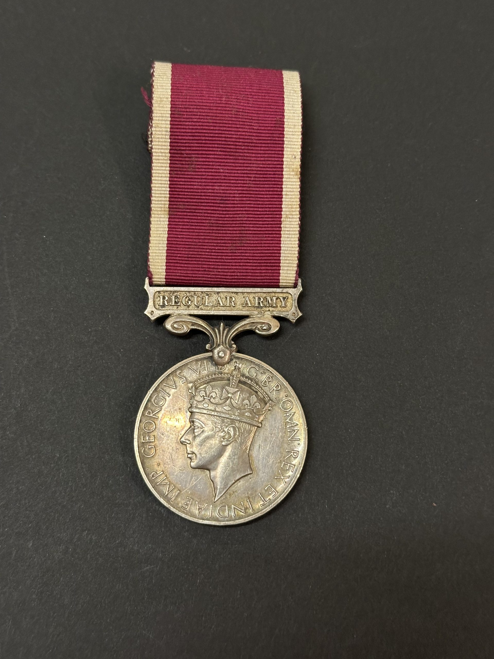Army Long Service & Good Conduct Medal George VI Royal Artillery