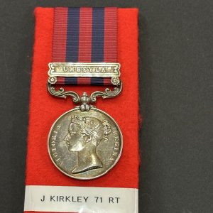 India General Service Medal 1854 Clasp Umbeyla