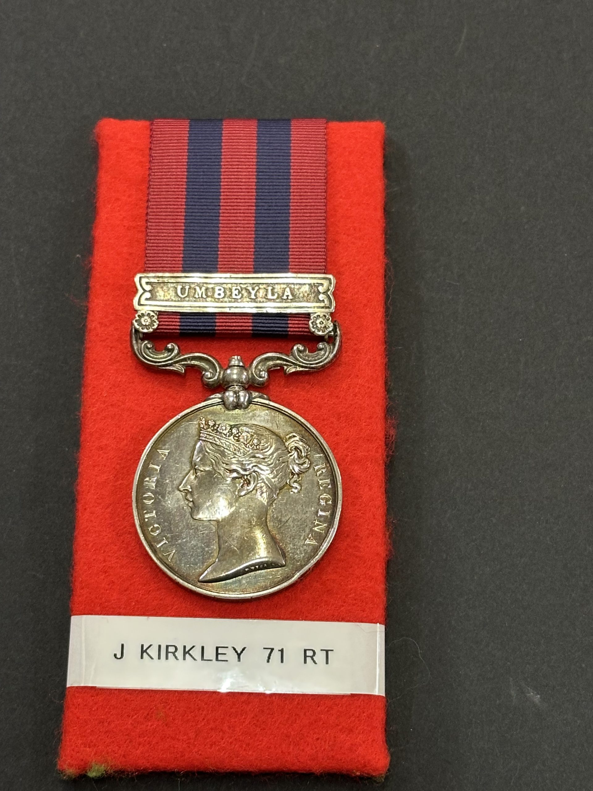 India General Service Medal 1854 Clasp Umbeyla