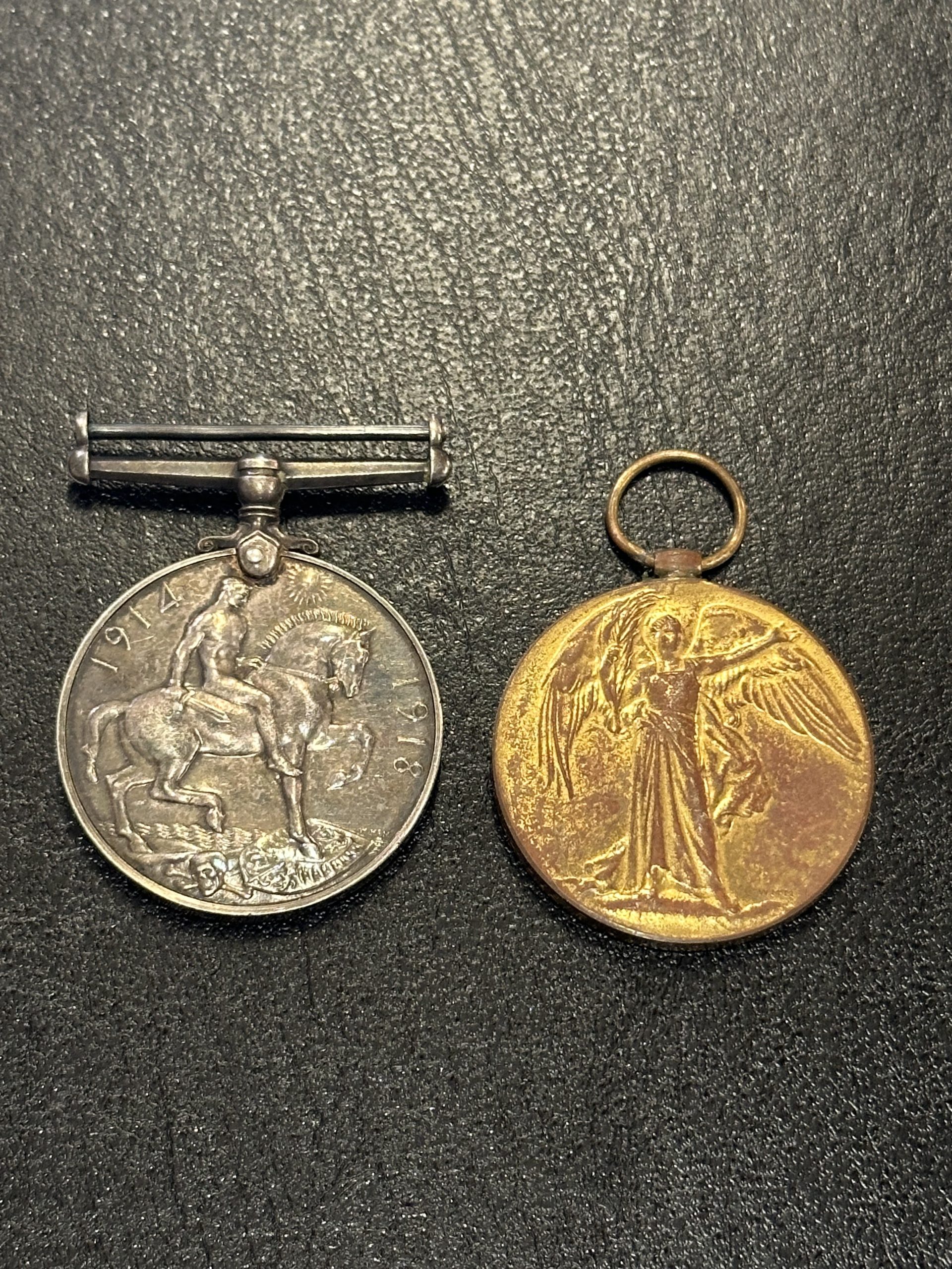 WWI Pair Shropshire Light Infantry